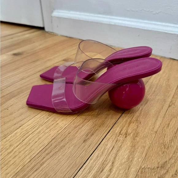 Cult Gaia Pink/Purple Heeled Sandals - Picture 2 of 7